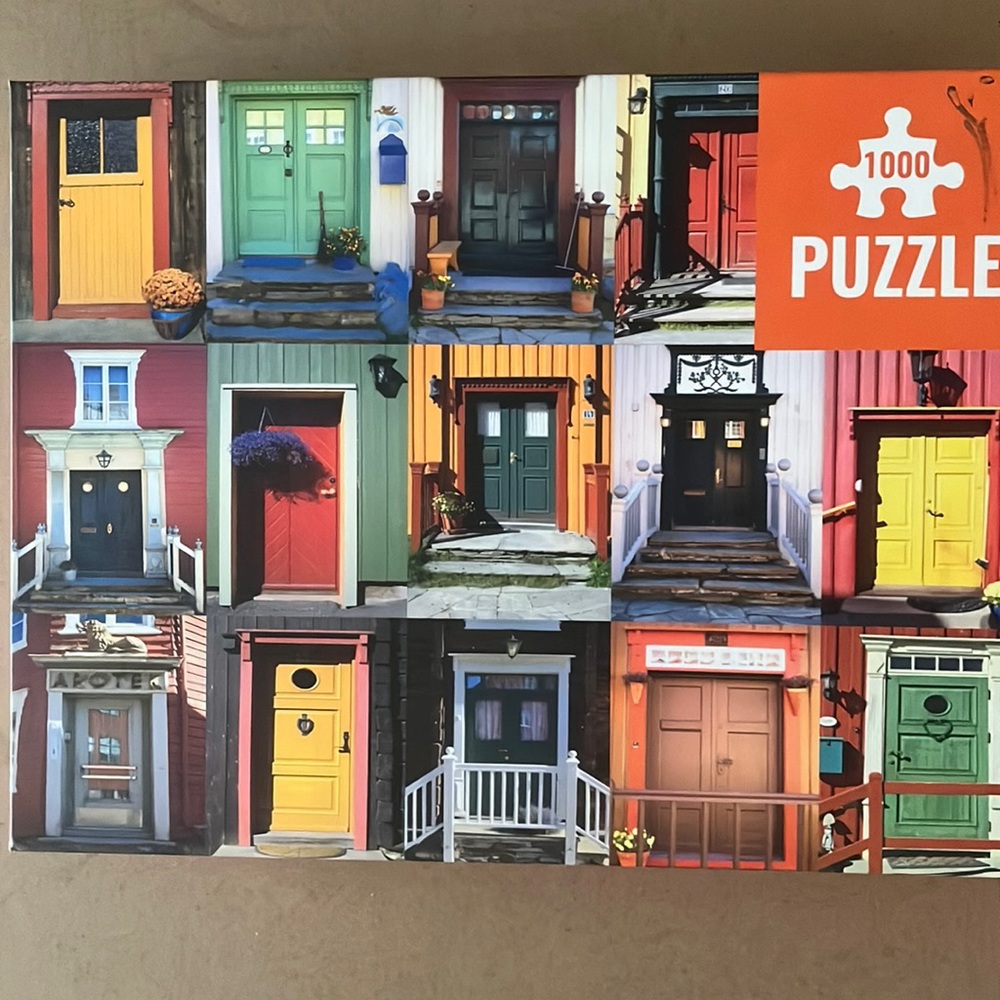 💟🧩 1000 piece puzzle. Complete.